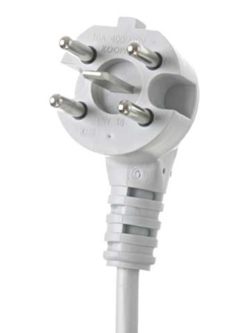 Koopman Aansluitsnoer Neopreen Aansluitleiding 1,5m H05VV-F5G0,75mm2 perilex 16 A