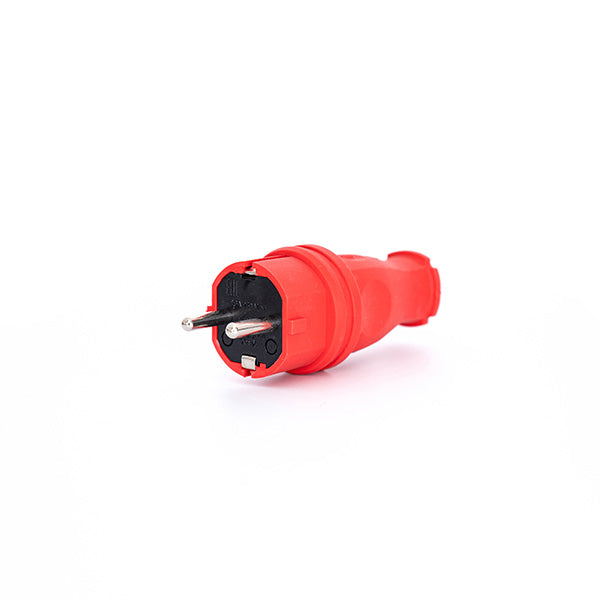 Power Solid Power Solid stekker 16A TPE randaarde IP44 rood