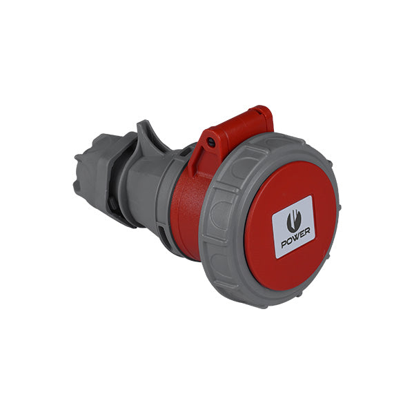 Power CEE CEE contrastekker 5-polig 16A IP67 rood