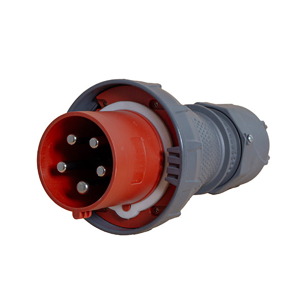 Power CEE CEE stekker 5-polig 125A IP67 rood