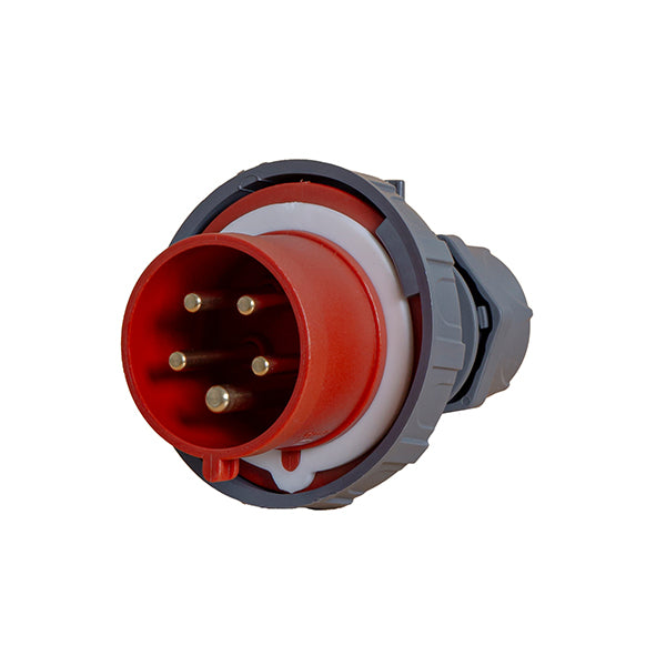 Power CEE CEE stekker 5-polig 32A IP67 rood