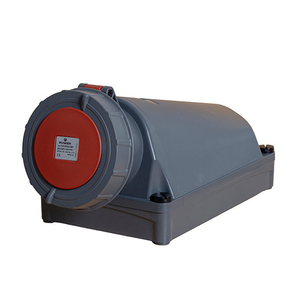 Power CEE CEE opbouw wandcontactdoos 5-polig 125A IP67 rood