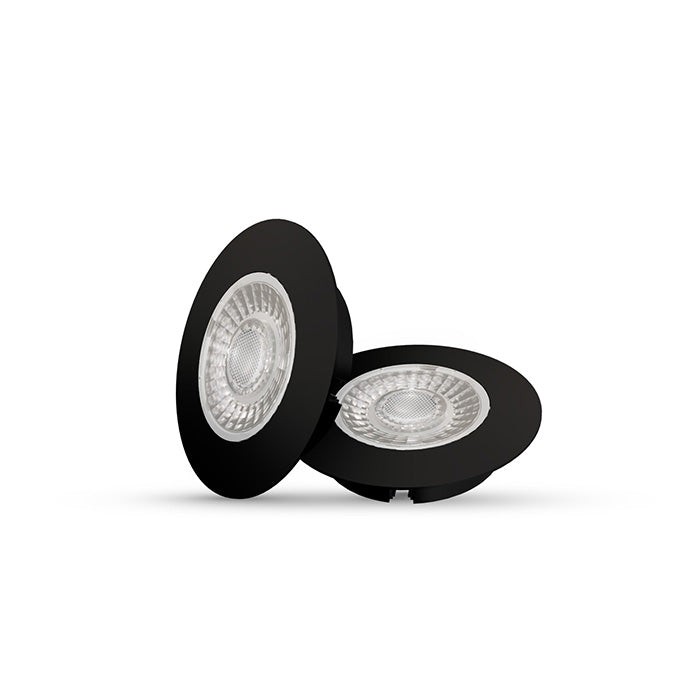 Interlight Cabiled Cabiled led downlight 4W Ø65mm 2.700K zwart IP44 2st incl.driver