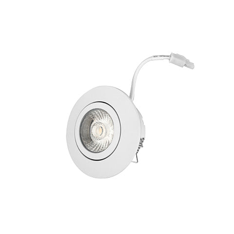 Interlight Luchtdicht IP44 IP44 led spot 6W Ø88mm CTA dimbaar wit incl. driver
