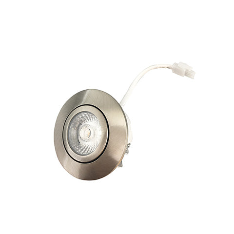 Interlight Luchtdicht IP44 IP44 led spot 6W Ø88mm 2.700K geb. chroom dimbaar incl. driver