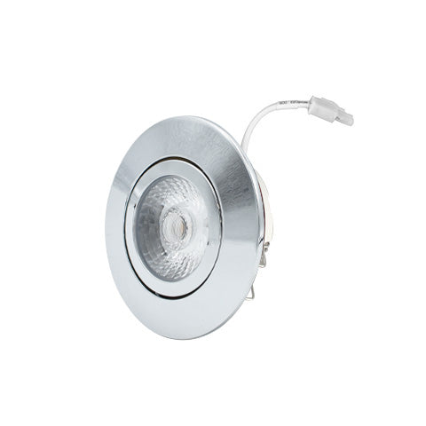 Interlight Luchtdicht IP44 IP44 led spot 6W Ø88mm 2.700K chroom dimbaar incl. driver