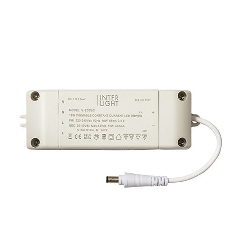 Interlight Easyfit Easyfit led driver 15W 400mA/230V dimbaar