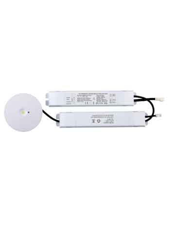 Interlight Noodverlichting Mini led noodverlichting downlight 1 uur Ni-Mh 3.6V 1Ah