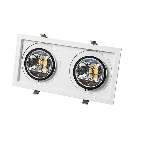 Interlight Creator Creator 2-voudig 2X24W 4.000lm rfl 3.000K ring zwart + driver