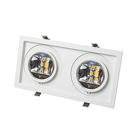 Interlight Creator Creator 2-voudig 2X24W 4.000lm rfl 3.000K ring wit + driver
