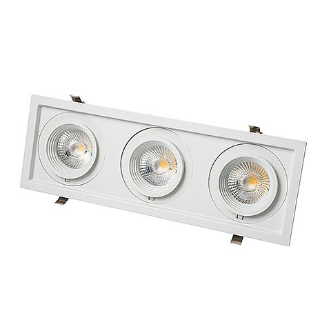 Interlight Creator Creator 3-voudig 3X43W 12.000lm 24° 3.000K ring wit + driver