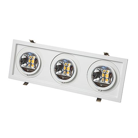 Interlight Creator Creator 3-voudig 3X24W 6.000lm rfl 3.000K BBBL ring wit + driver