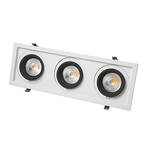 Interlight Creator Creator 3-voudig 3X24W 6.000lm 60° 4.000K ring zwart + driver