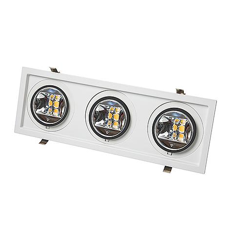 Interlight Creator Creator 3-voudig 3X24W 6.000lm rfl 4.000K ring zwart + driver