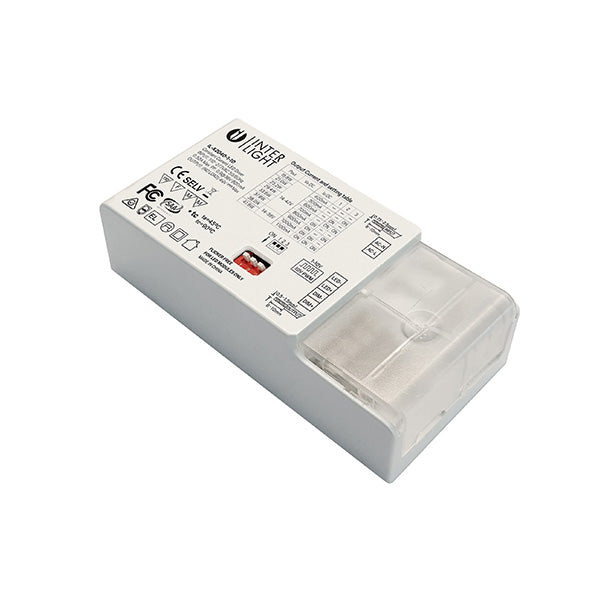 Interlight Universele driver Driver led dip switch 400 tot 1.100mA 1-10V dimbaar