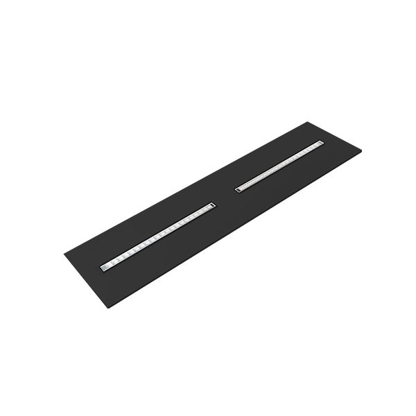 Interlight Orion Orion paneel 28W (1195x295x30mm) 3.000K UGR<19 zwart ex. driver bulk