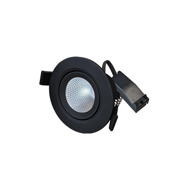 Interlight Cascade Cascade led downlight 6.5W Ø90mm 3.000K zwart incl. driver