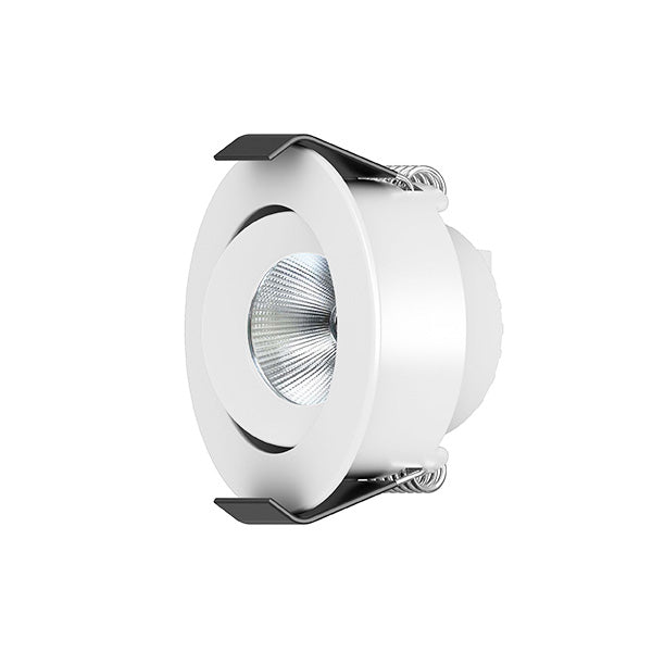 Interlight Camicro Camicro led spot 4W Ø50mm 2.700K wit kantelbaar dimbaar incl. driver