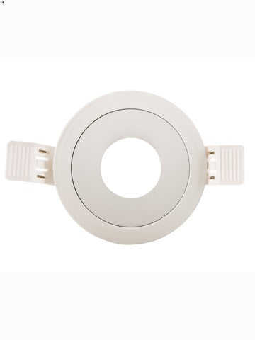 Interlight Frames MR16 hotel frame 90mm rond klein wit RAL9016 IP20