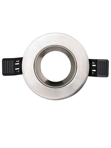 Interlight Frames MR16 frame 90mm rond geborsteld chroom IP20